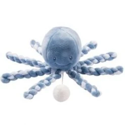 Nattou Peluche Musicale Pieuvre Lapidou Bleu (28 Cm)