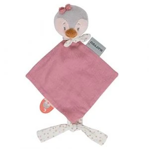 Nattou Mini Doudou Sasha Pingouin - Rose 3 Nattou Mini Doudou Sasha Pingouin - Rose