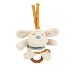 NATTOU Charlie Peluche Chien Vibrato Avec Anneau -Nattou 550Wx550H 5414673388436 2