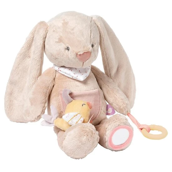 NATTOU Peluche D'activités Lapin Alice Et Pomme 3 NATTOU Peluche D'activités Lapin Alice Et Pomme