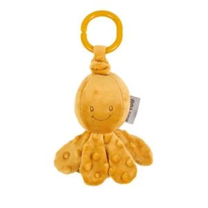 Nattou Mini Pieuvre Vibrante - Ocre 3 Nattou Mini Pieuvre Vibrante - Ocre