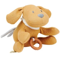 Peluche Musicale Chien Caramel Jacquard NATTOU Charlie