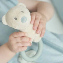 Hochet Anneau Jules L’ours NATTOU Roméo, Jules & Sally -Nattou hochet anneau jules lours nattou romeo jules sally 1 3