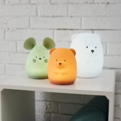 NATTOU Veilleuse Medium Ours Caramel 12cm  Silicone -Nattou jo060476643 4