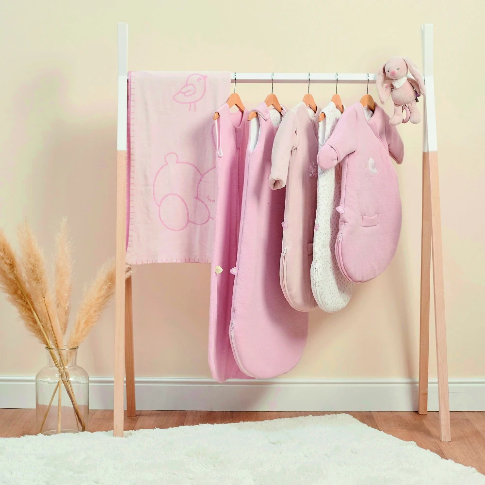 NATTOU Gigoteuse Jacquard 90cm Rose Tog 2,5 Alice Et Pomme 4 NATTOU Gigoteuse Jacquard 90cm Rose Tog 2,5 Alice Et Pomme – Image 2