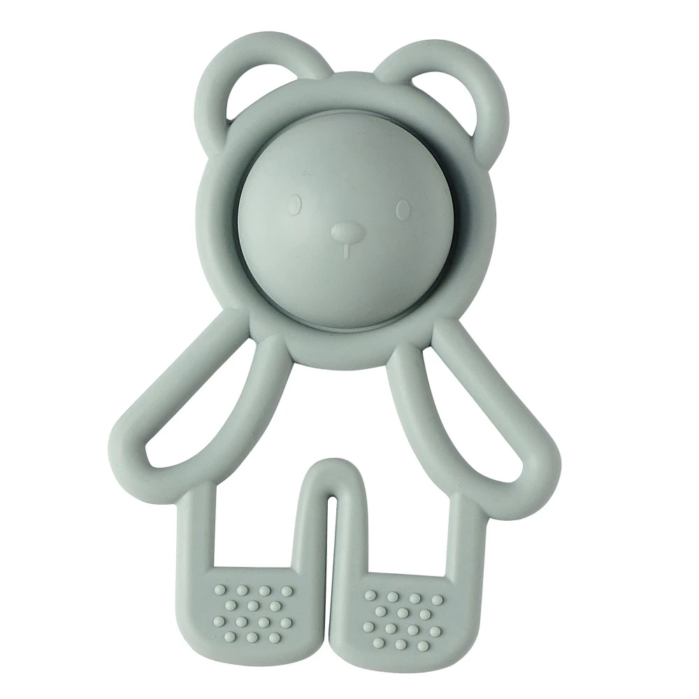 NATTOU Anneau De Dentition En Silicone Pop It Vert 3 NATTOU Anneau De Dentition En Silicone Pop It Vert