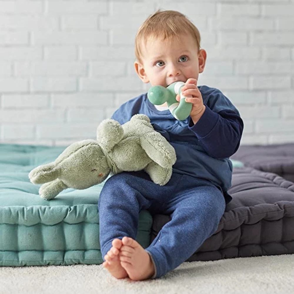 NATTOU Peluche 36cm Tipidou Vert - Lapidou 4 NATTOU Peluche 36cm Tipidou Vert - Lapidou – Image 2