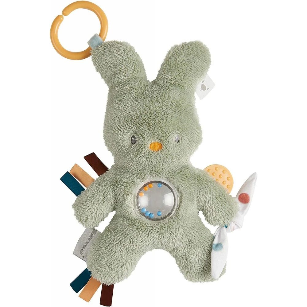 NATTOU Peluche D'éveil Plate Tipidou Vert - Lapidou 3 NATTOU Peluche D'éveil Plate Tipidou Vert - Lapidou