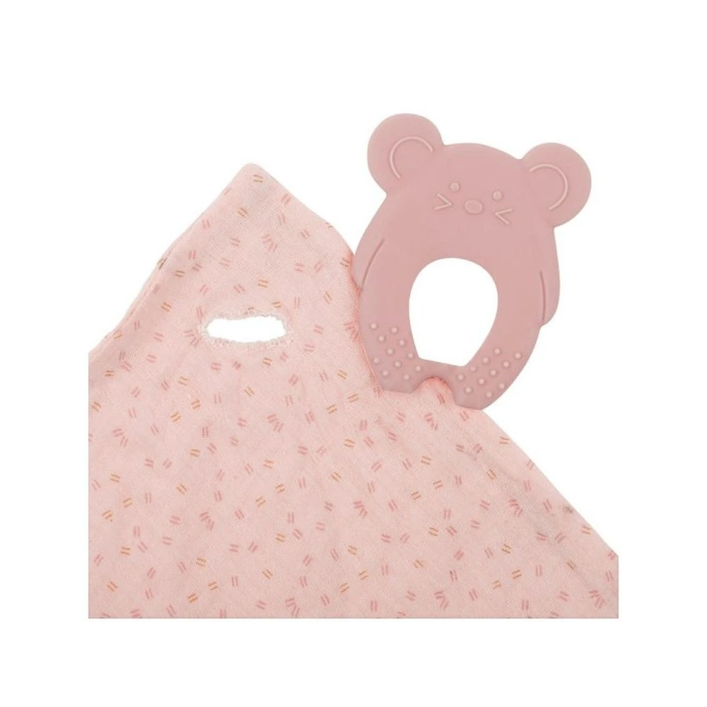 NATTOU Anneau De Dentition Avec Doudou Rose 4 NATTOU Anneau De Dentition Avec Doudou Rose â Image 2