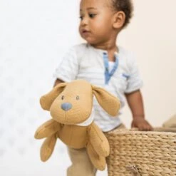 NATTOU Peluche 28 Cm Charlie Le Chien Jacquard Caramel 11 NATTOU Peluche 28 Cm Charlie Le Chien Jacquard Caramel -Nattou jo083488009 4