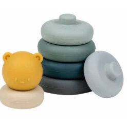 NATTOU Culbuto Empilable Ours Gris Silicone -Nattou jo084276858 1