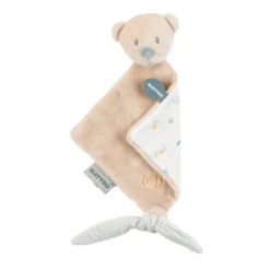Mini-doudou Jules L’ours Beige NATTOU Roméo, Jules & Sally -Nattou mini doudou jules lours beige nattou romeo jules sally 1 3