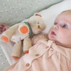 Mini Peluche Chat Lana NATTOU Mila, Lana Et Zoë -Nattou mini peluche chat lana nattou mila lana et zoe 2