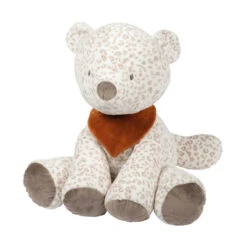 Peluche 75cm Jungo Le Léopard Des Neige NATTOU Boris & Jungo