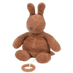 Peluche Musicale Bonnie Le Lapin Rouille NATTOU Susie & Bonnie