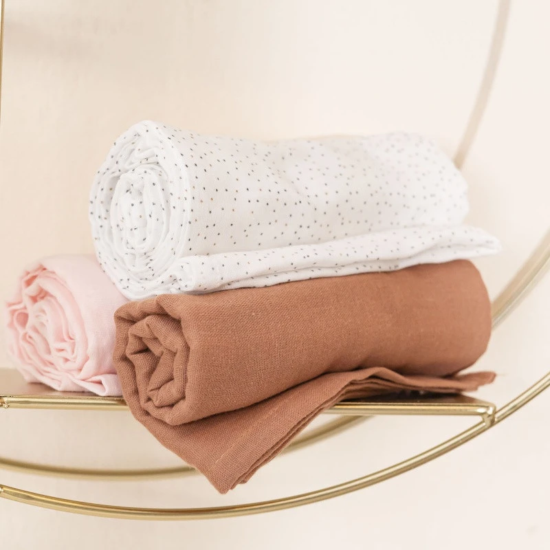 Set De 3 Langes 65x65cm NATTOU Susie & Bonnie 4 Set De 3 Langes 65x65cm NATTOU Susie & Bonnie – Image 2