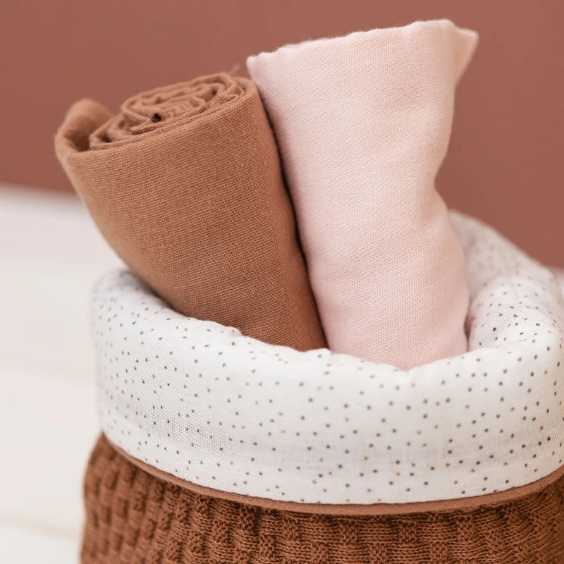 Set De 3 Langes 65x65cm NATTOU Susie & Bonnie 6 Set De 3 Langes 65x65cm NATTOU Susie & Bonnie – Image 4