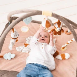 Tapis D'éveil Avec Arches NATTOU Boris & Jungo -Nattou tapis d eveil avec arches nattou boris jungo 3