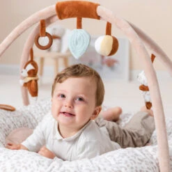 Tapis Pouf Avec Arches NATTOU Boris & Jungo -Nattou tapis pouf avec arches nattou boris jungo 2