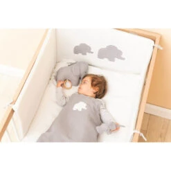 Gigoteuse Tricot 70cm NATTOU Tembo Gris -Nattou tem sac nid tricot 1